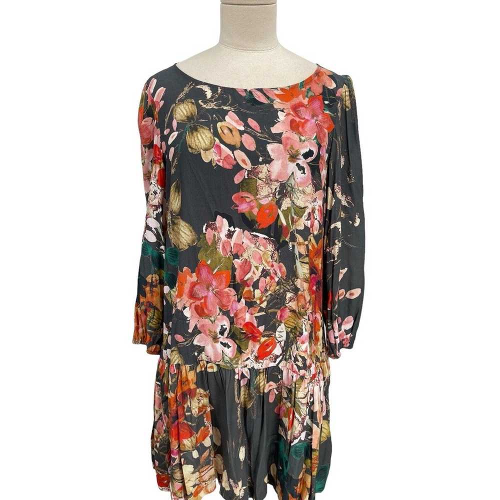 Meadow Rue Anthropologie Minitiae Dress Floral Si… - image 2