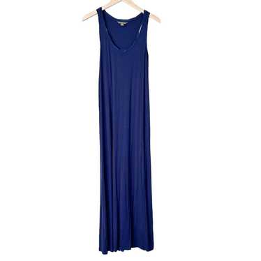 Tommy Bahama Navy Blue Sleeveless Maxi Dress Sz M