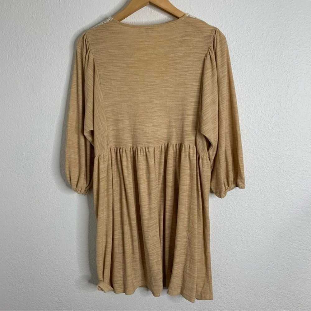 Umgee Neutral Boho Baby Doll Style Dress Size Med… - image 5