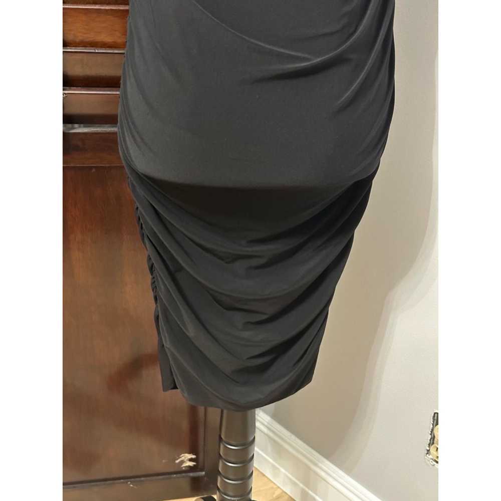 Unlisted Halogen Bodycon Dress Black Ruched Midi … - image 3