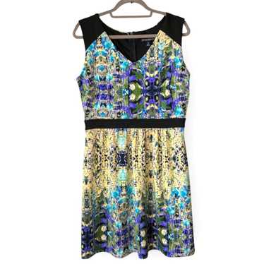 Cynthia Rowley Women's Purple Blue Floral Dress S… - image 1