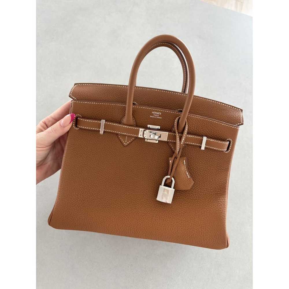 Hermès Birkin 25 leather handbag - image 3