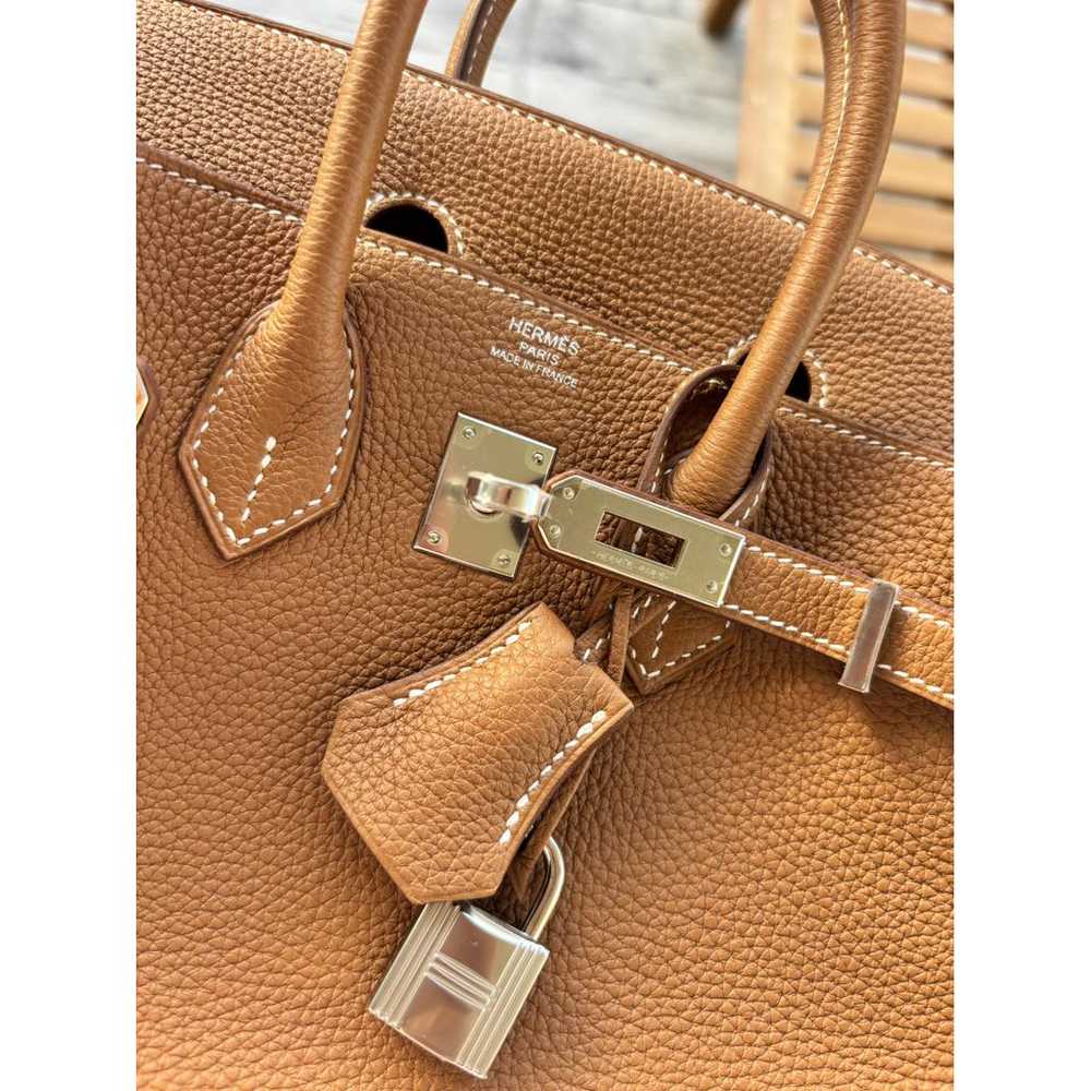 Hermès Birkin 25 leather handbag - image 7