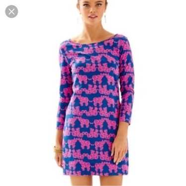 Lilly Pulitzer Marlowe elephant print dress size s