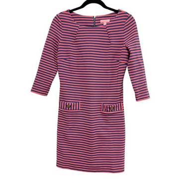 LILLY PULITZER Charlene Dress Striped 3/4 Sleeve … - image 1