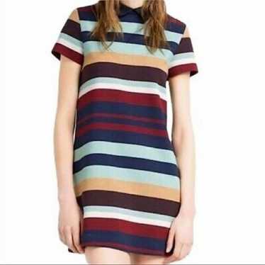 Zara Multicolor Stripe Mini Dress