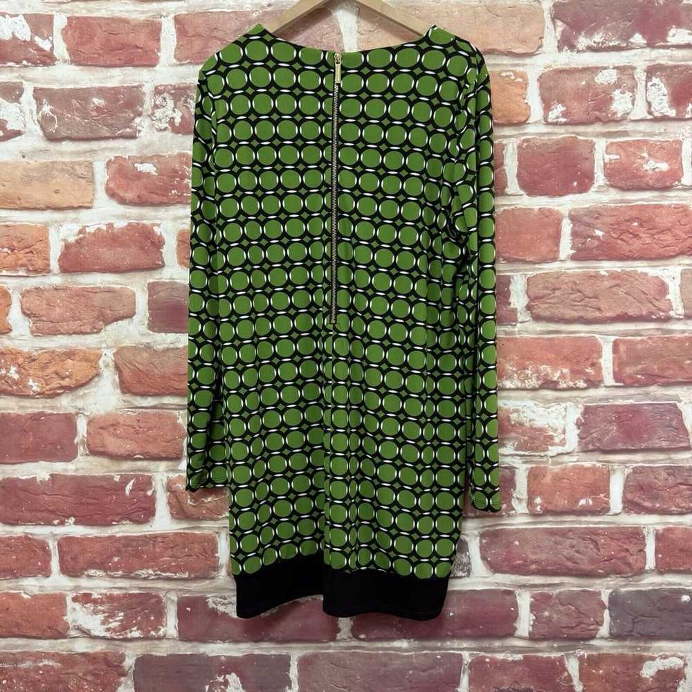 Michael Kors Dress Womens XL Green Black White Ab… - image 4