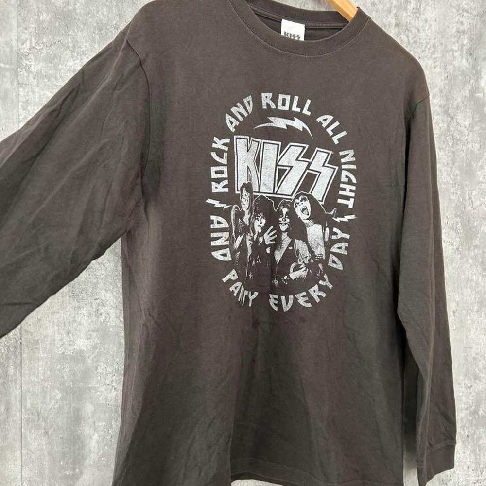 KISS Vintage Style Rock Long Sleeve T-Shirt Unisex - image 5