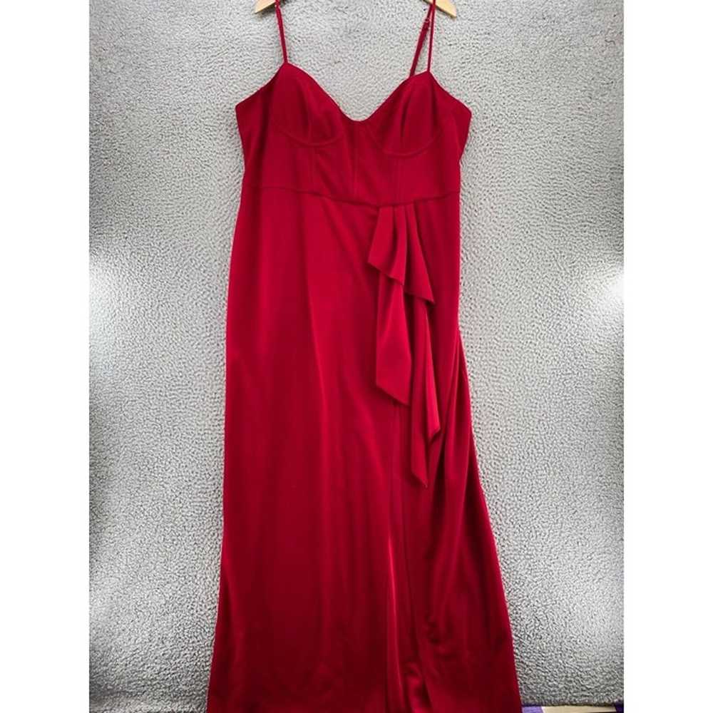 Davids Bridal Dress Women 20 Plus Valentina Red E… - image 1