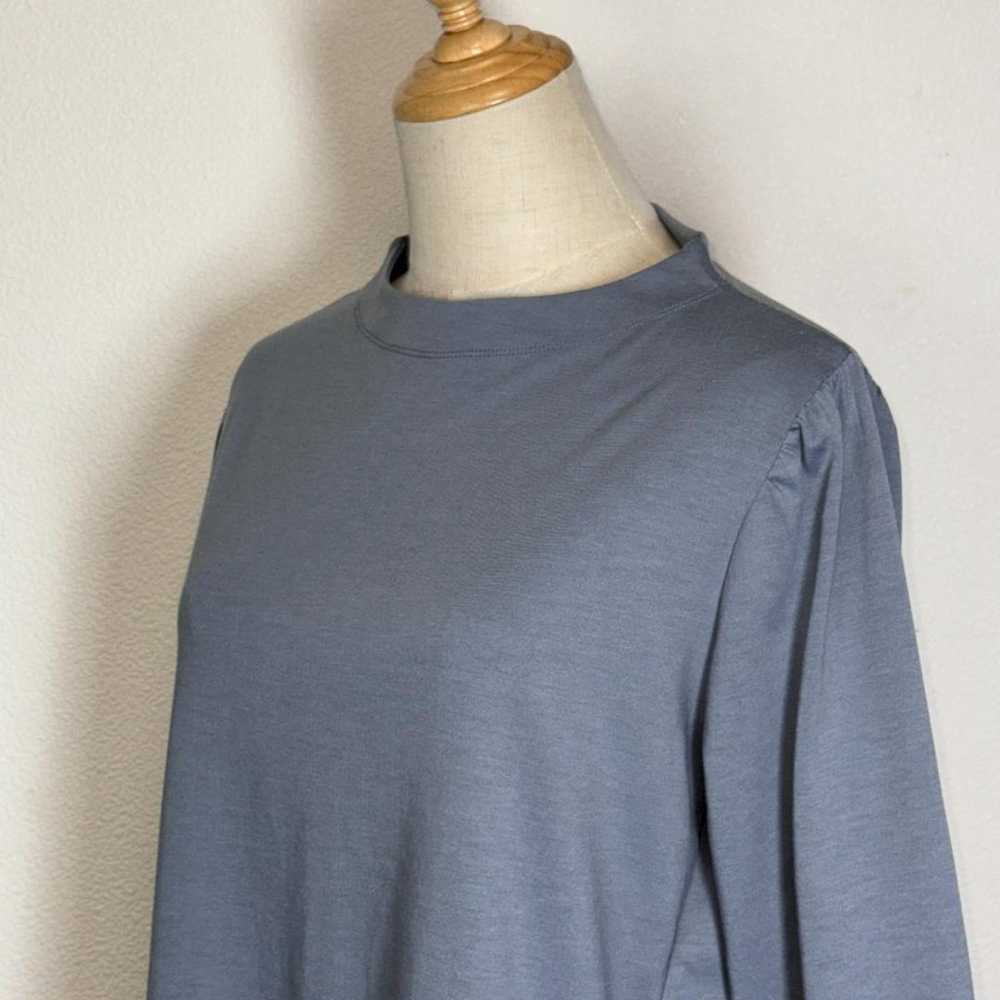 ★Beautiful item★ CLOSSHI Top Tunic Blue Cotton Bl… - image 3