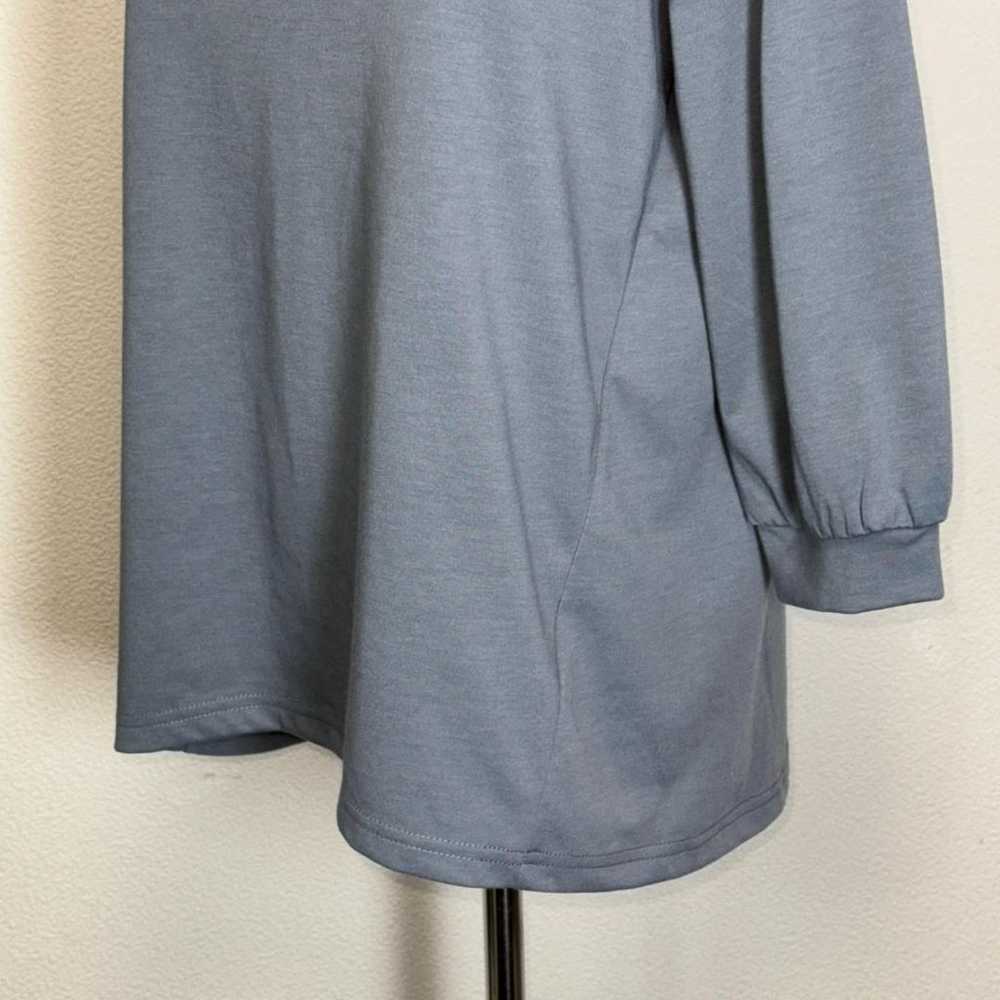 ★Beautiful item★ CLOSSHI Top Tunic Blue Cotton Bl… - image 4