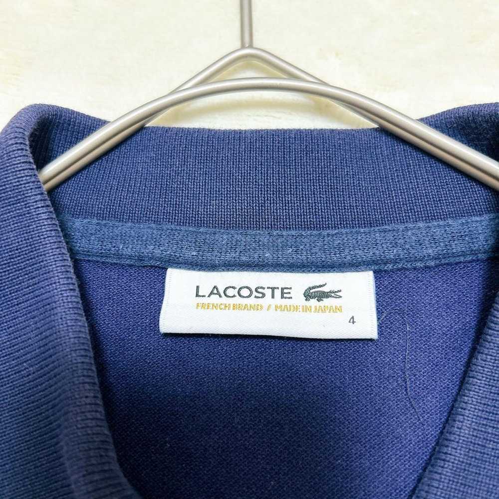 2925◆Lacoste (4) Short Sleeve Polo Shirt Navy Typ… - image 10