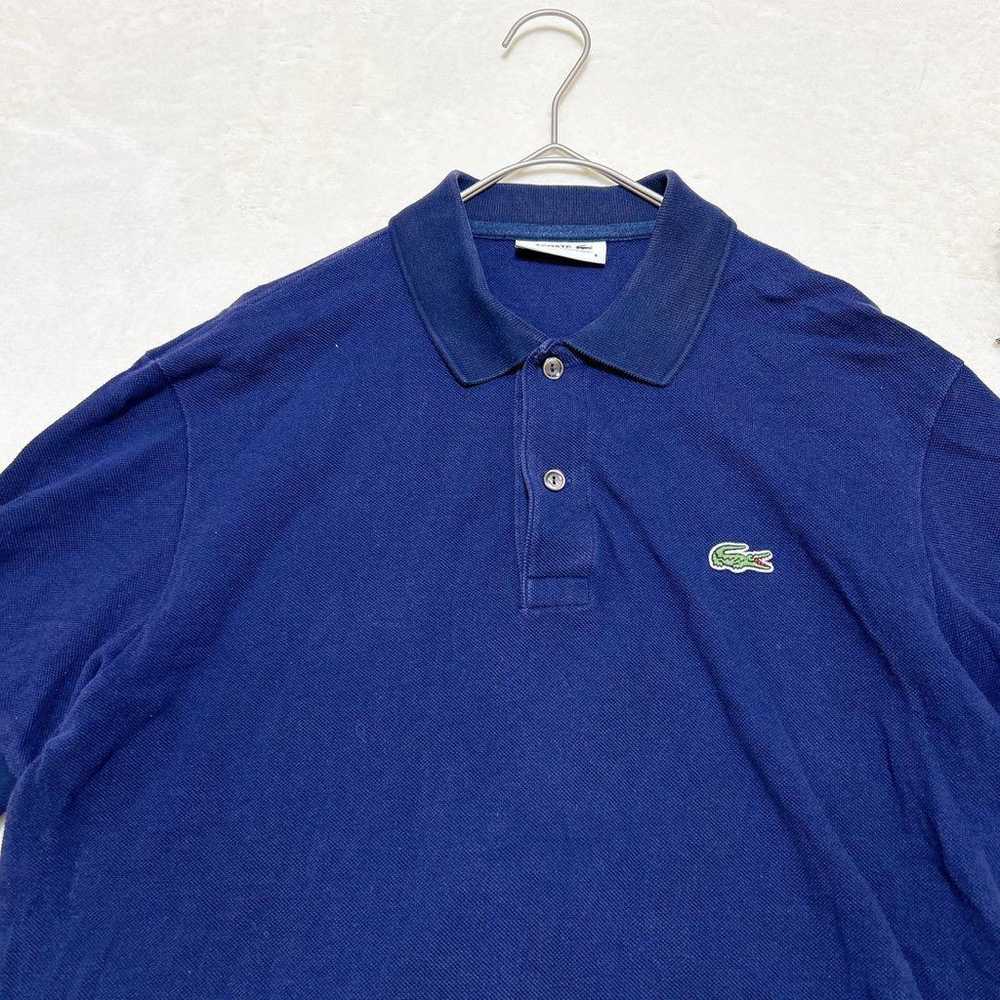 2925◆Lacoste (4) Short Sleeve Polo Shirt Navy Typ… - image 3