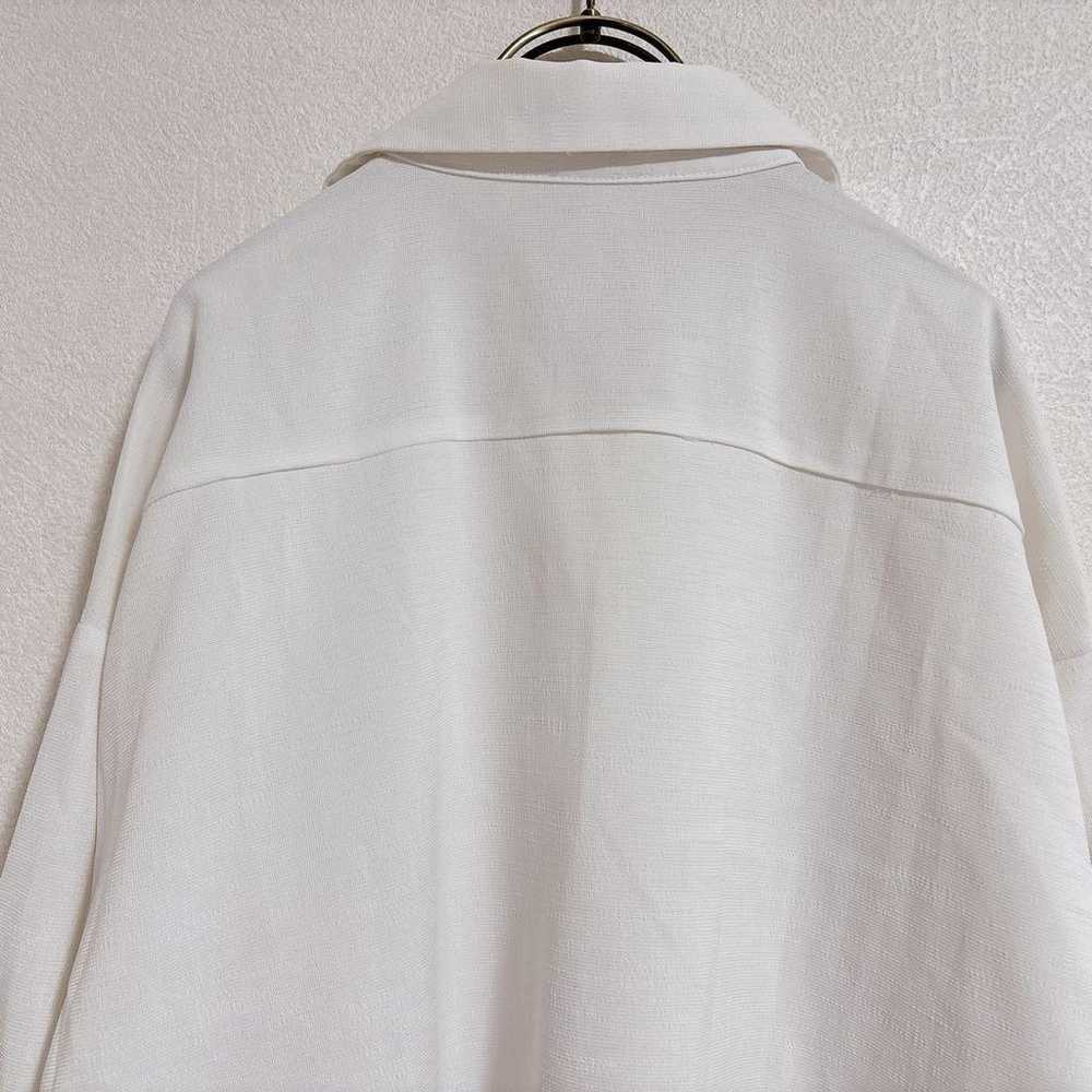 a1192 Emoda Blouse Long Sleeve Off-White Office C… - image 10