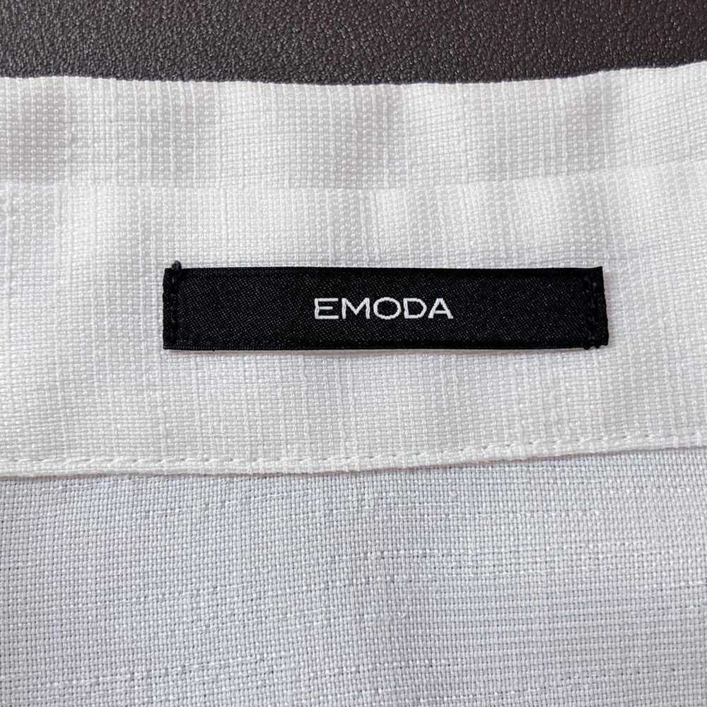 a1192 Emoda Blouse Long Sleeve Off-White Office C… - image 12