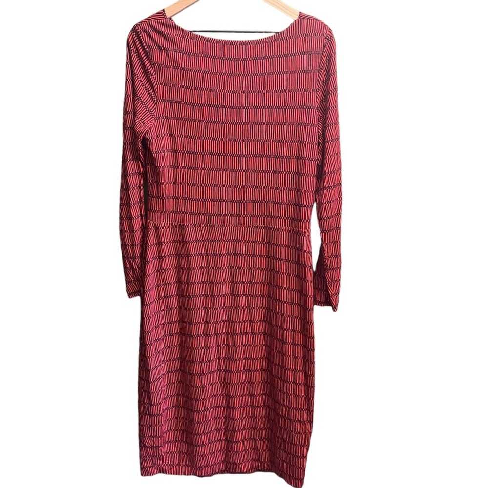 Boden Dress Size 10 LONG Wool Blend Long Sleeve R… - image 4