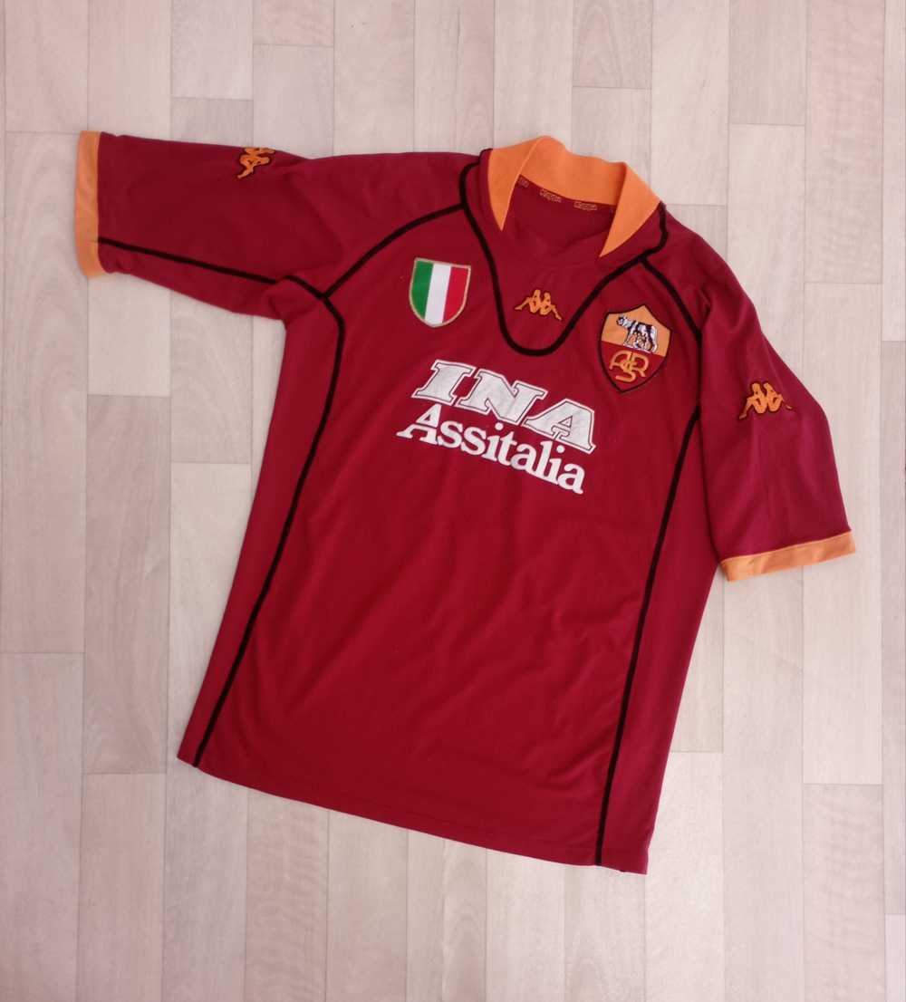 Kappa × Soccer Jersey × Vintage ROMA 2001 vintage… - image 1