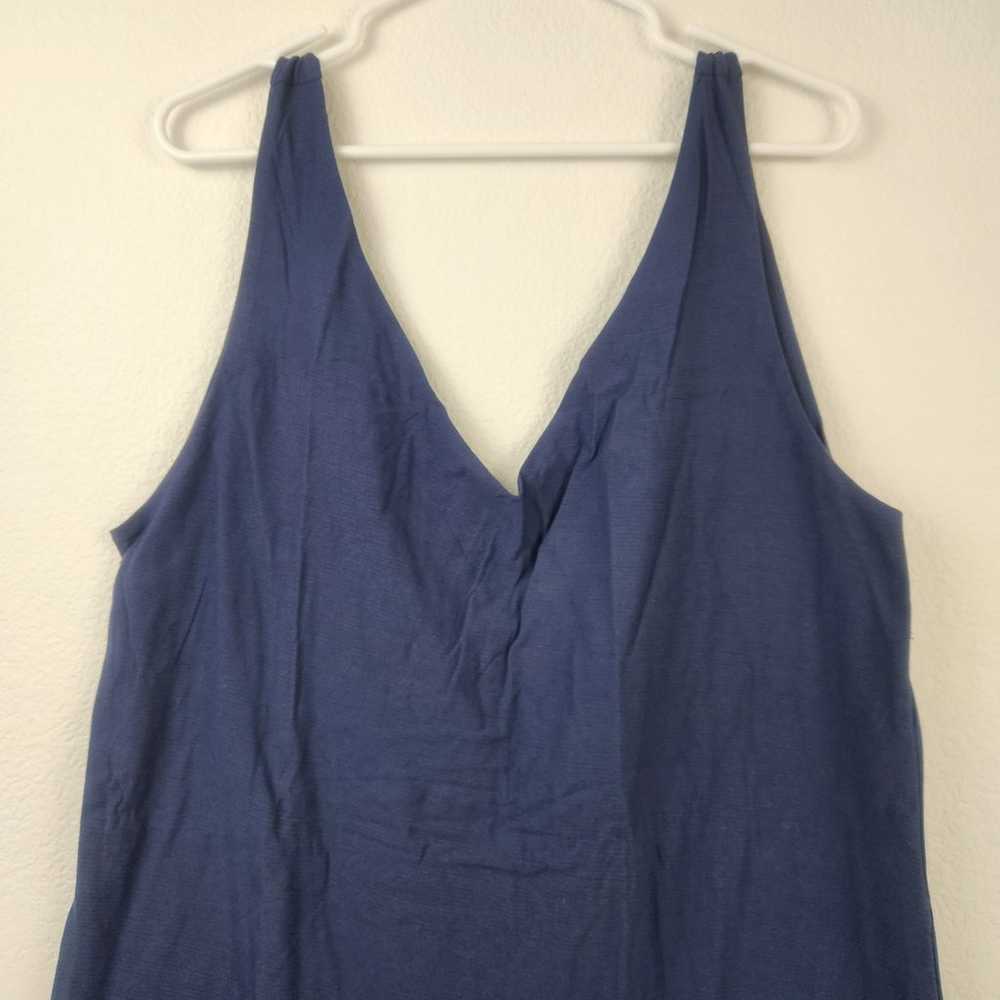 Lunya Cool Short Romper in Double Blue Size Large… - image 3