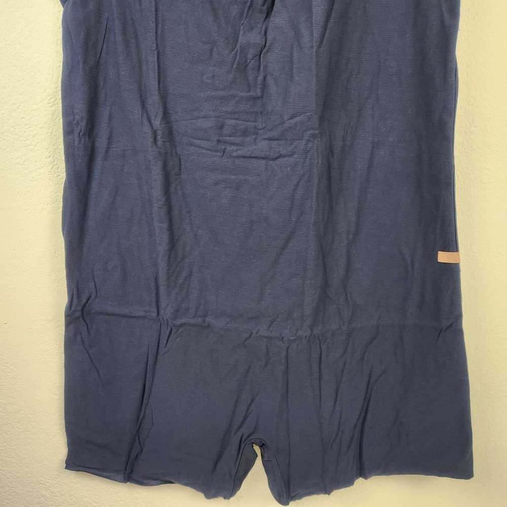 Lunya Cool Short Romper in Double Blue Size Large… - image 4