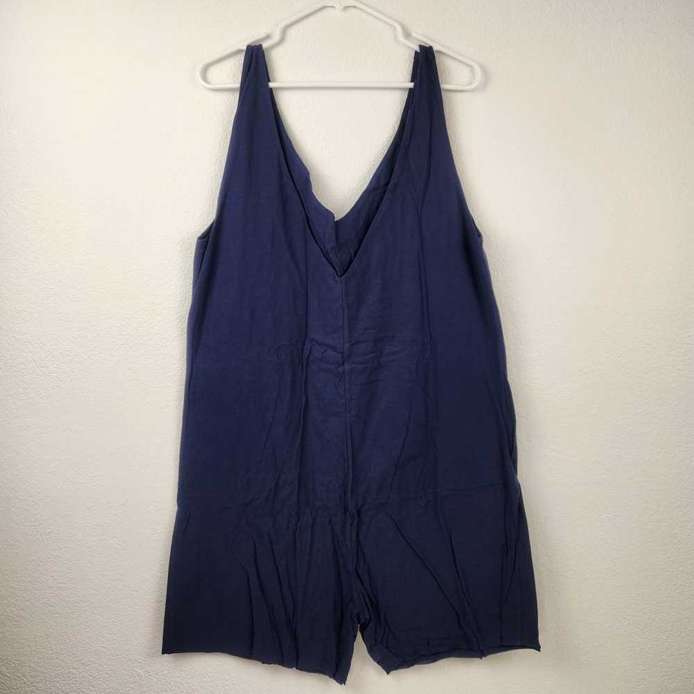 Lunya Cool Short Romper in Double Blue Size Large… - image 5