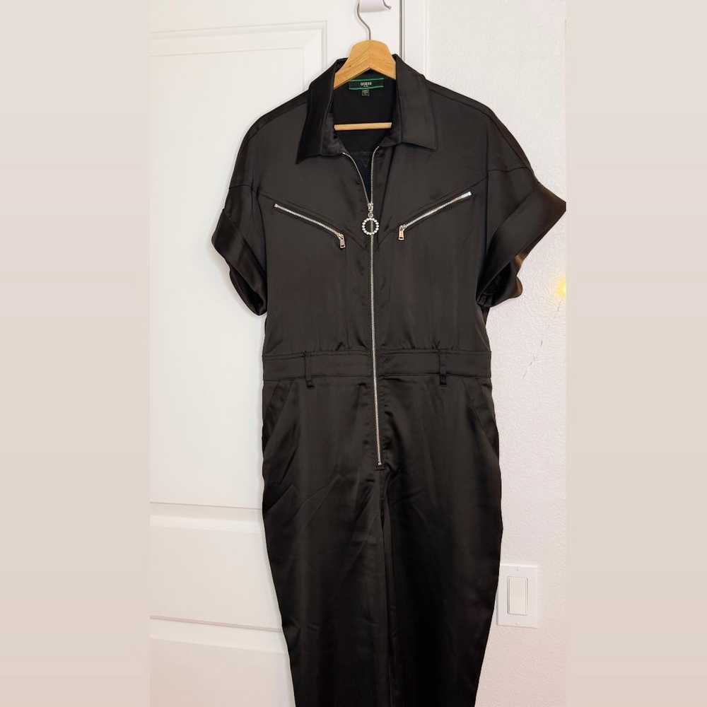 Guess Women's Short Sleeve Black Jumpsuits L(10)S… - image 4