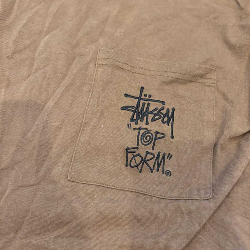 STUSSY long tee y2k vintage - image 2