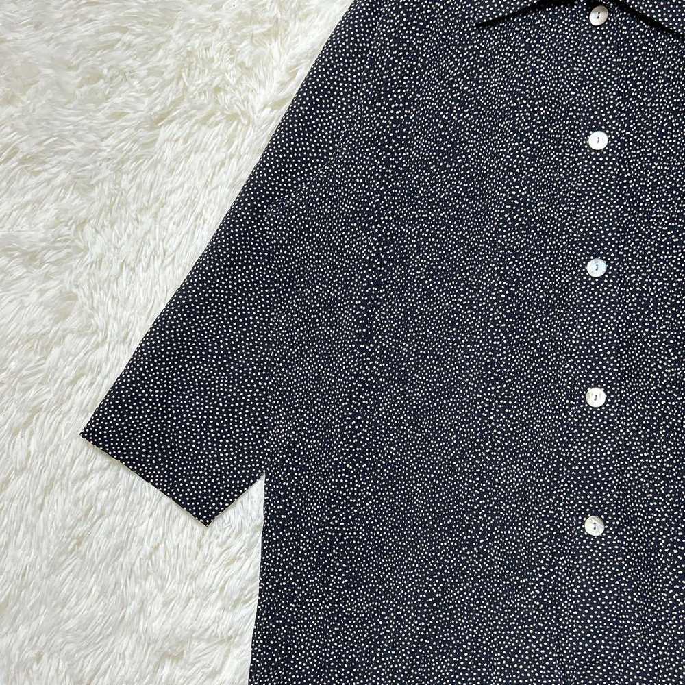 DIAZ F Blouse, polka dot pattern, pleated, navy, … - image 6