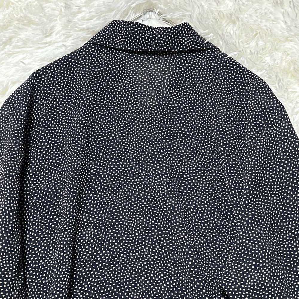 DIAZ F Blouse, polka dot pattern, pleated, navy, … - image 8