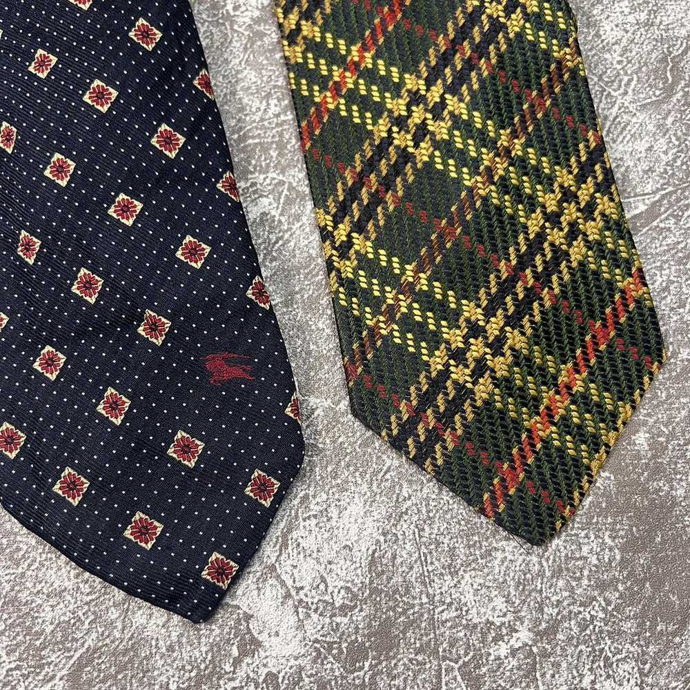 Burberry × Luxury Lot of 2 BURBERRY tie necktie - image 2