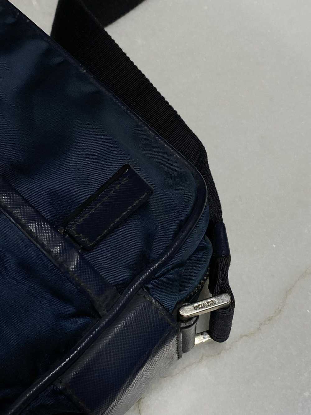 Designer × Prada Prada Nylon Navy Messenger Cross… - image 11