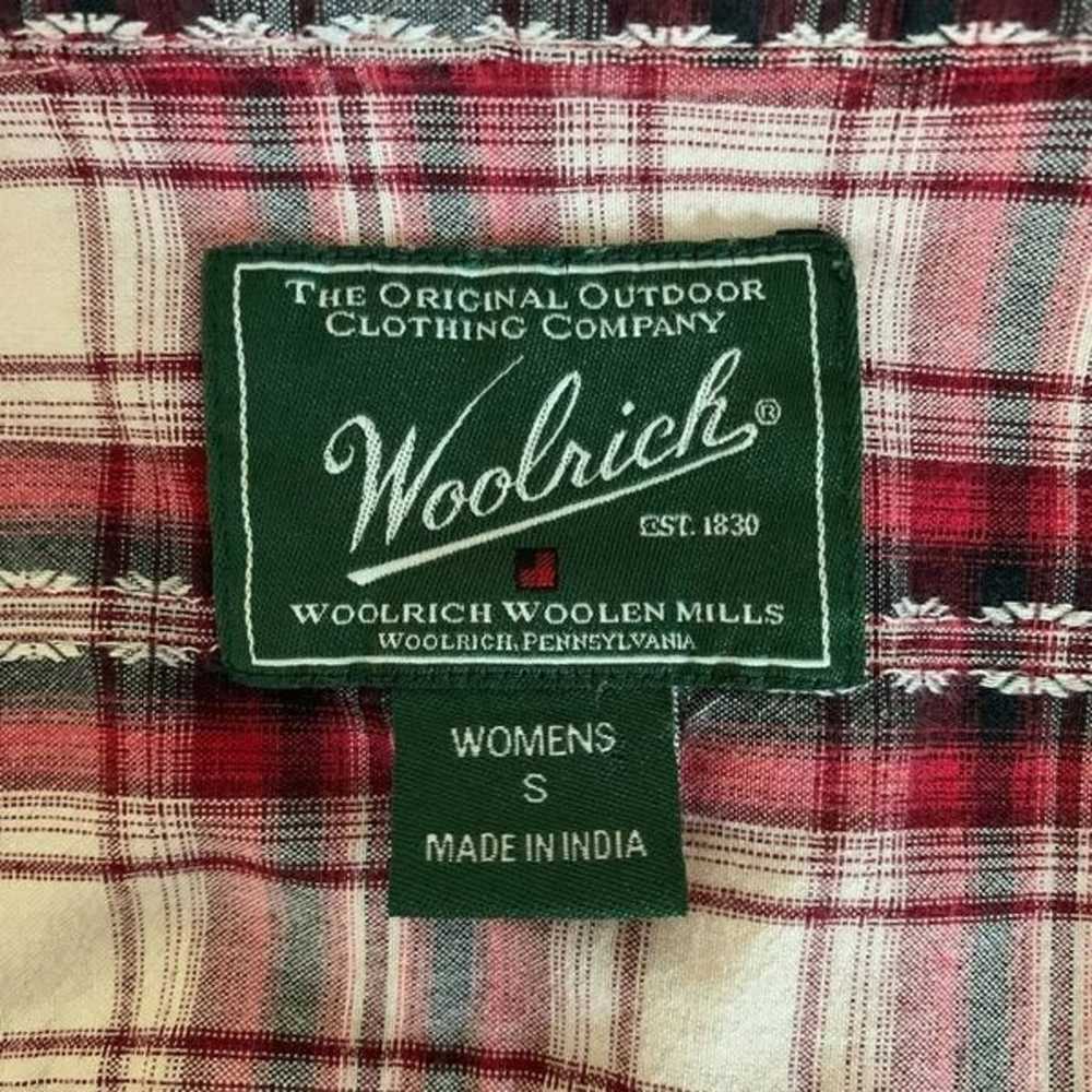 Vintage Woolrich Plaid Cotton Pearl Snap Shirt S - image 10