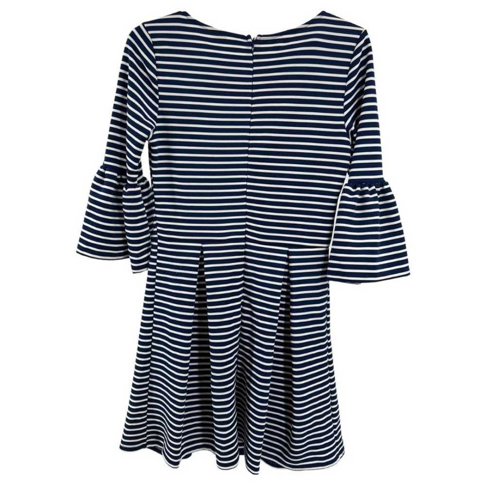 Altar’d State M navy white striped flare sleeve f… - image 2