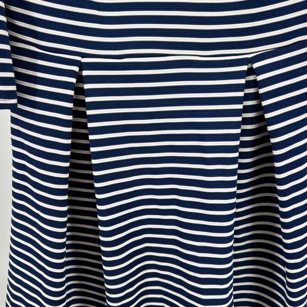 Altar’d State M navy white striped flare sleeve f… - image 3