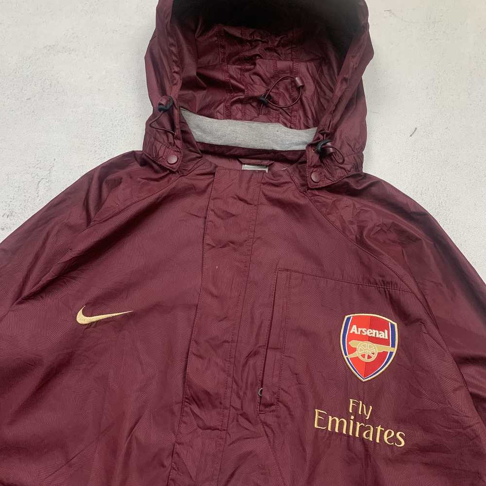 Nike × Vintage Nike Arsenal Jacket Fly Emirates - image 2