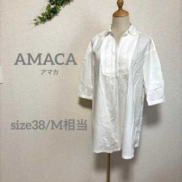 "AMACA" 5-minute sleeve blouse [equivalent to M] … - image 1