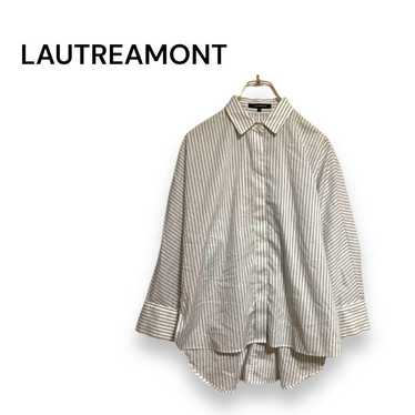 【Lautreamont】 Stripe Shirt, Loose Fit, Regular Co… - image 1