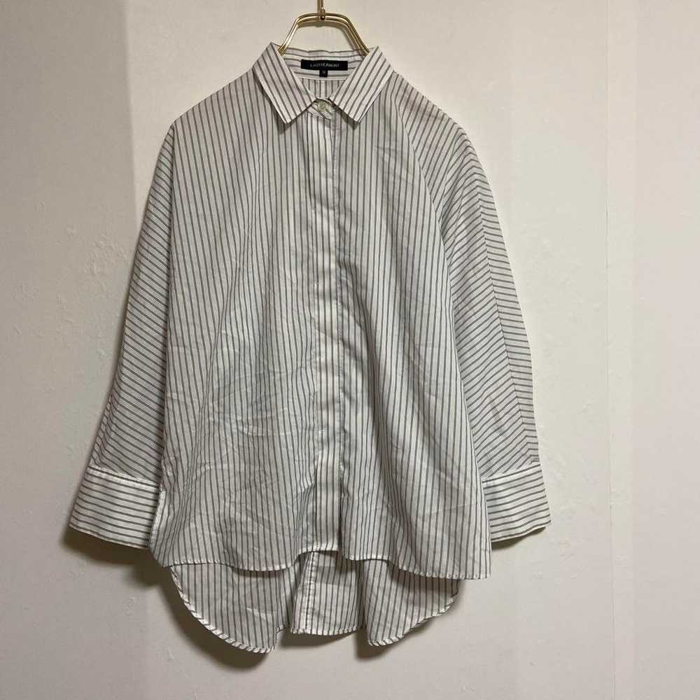 【Lautreamont】 Stripe Shirt, Loose Fit, Regular Co… - image 2