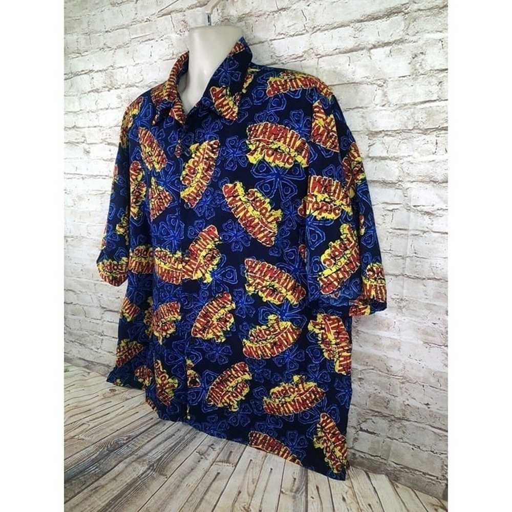 VTG Hawaiian Tropic Tropical Shirt Mens 2XL Cruis… - image 5