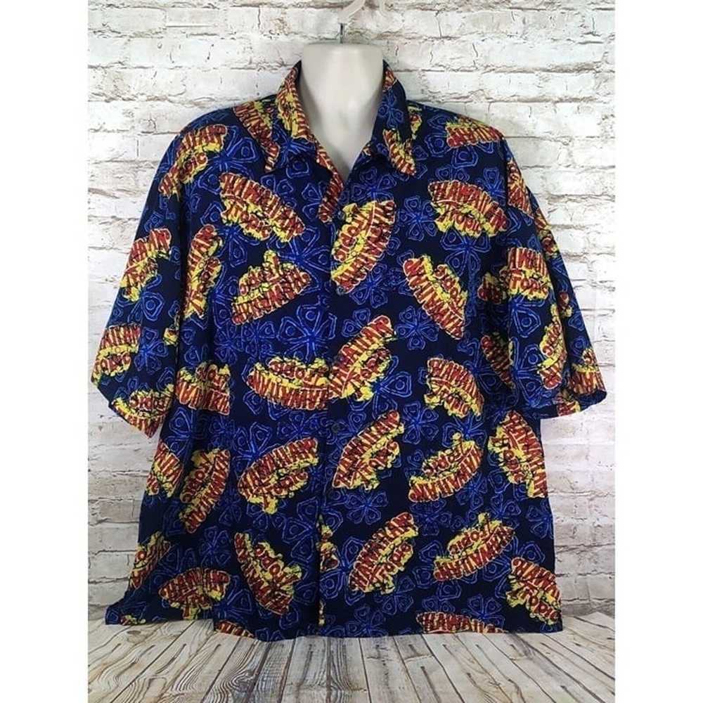 VTG Hawaiian Tropic Tropical Shirt Mens 2XL Cruis… - image 6