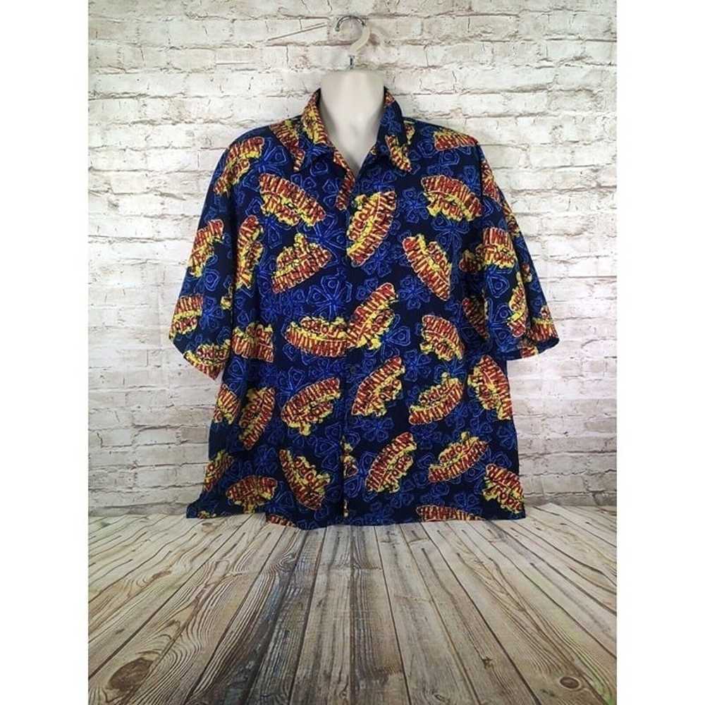 VTG Hawaiian Tropic Tropical Shirt Mens 2XL Cruis… - image 9