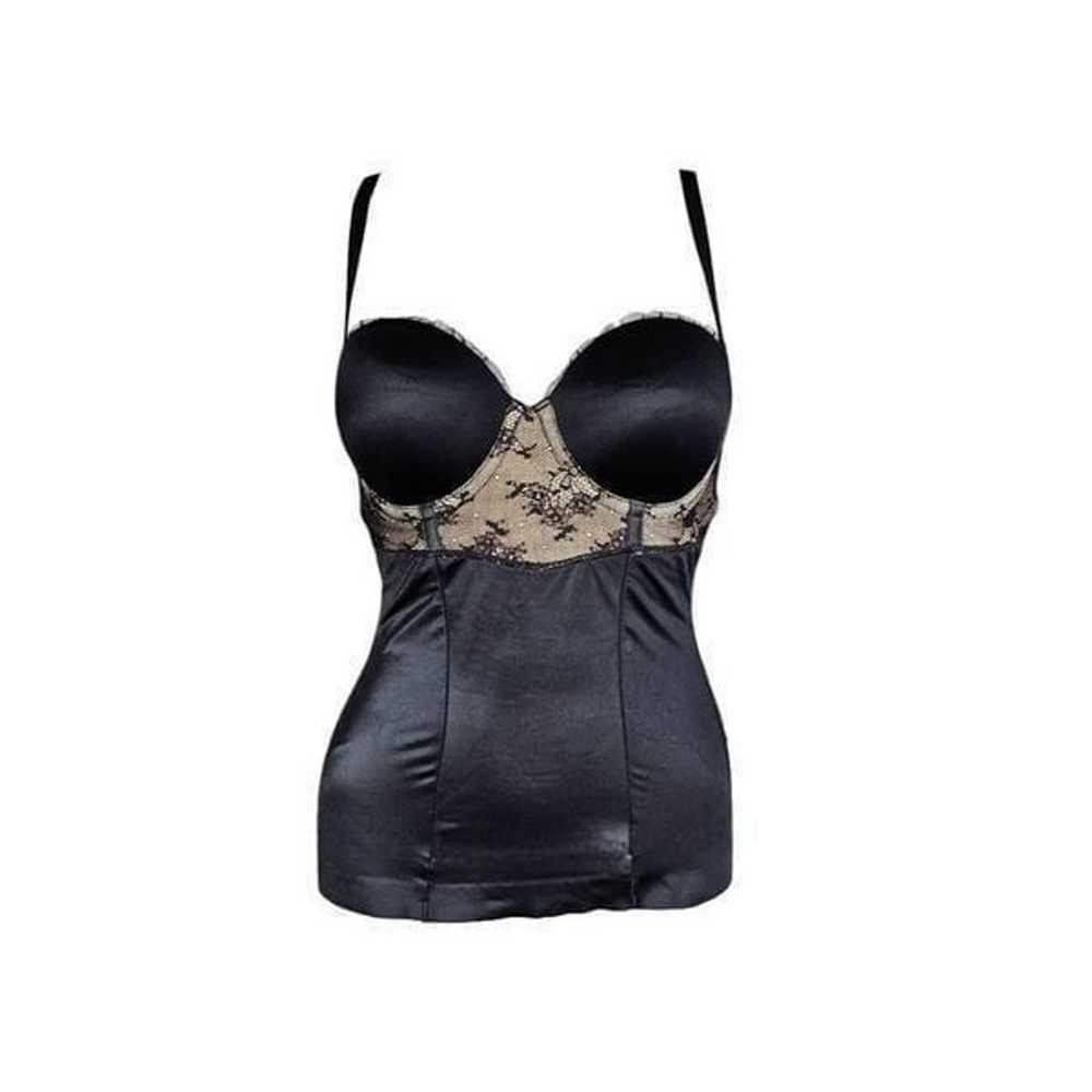 dkny goth bustier corset top - image 1