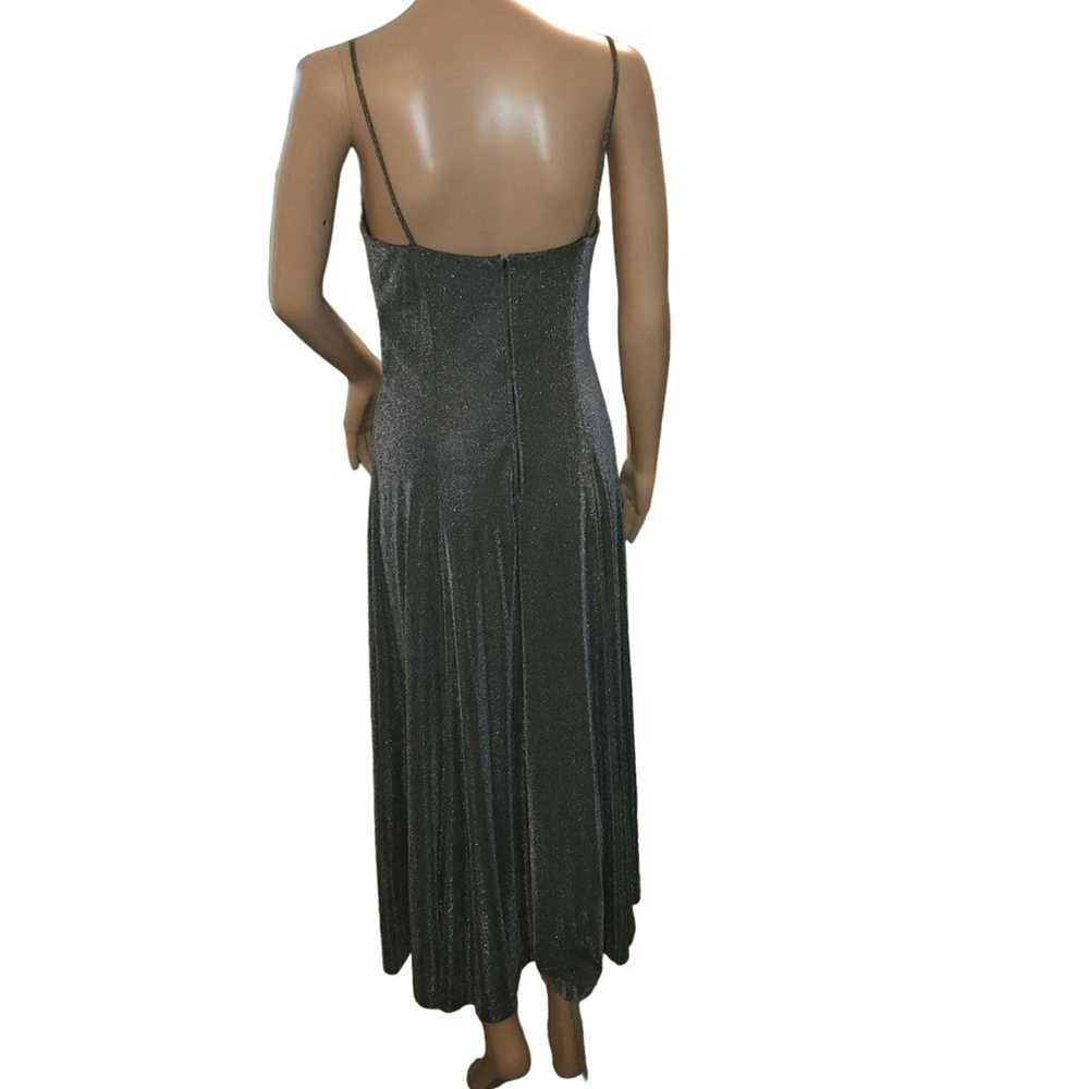 Vintage 90s Y2K Moda International Sz 6 Metallic … - image 4