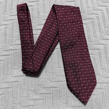 Barneys New York Barneys New York maroon herringb… - image 1