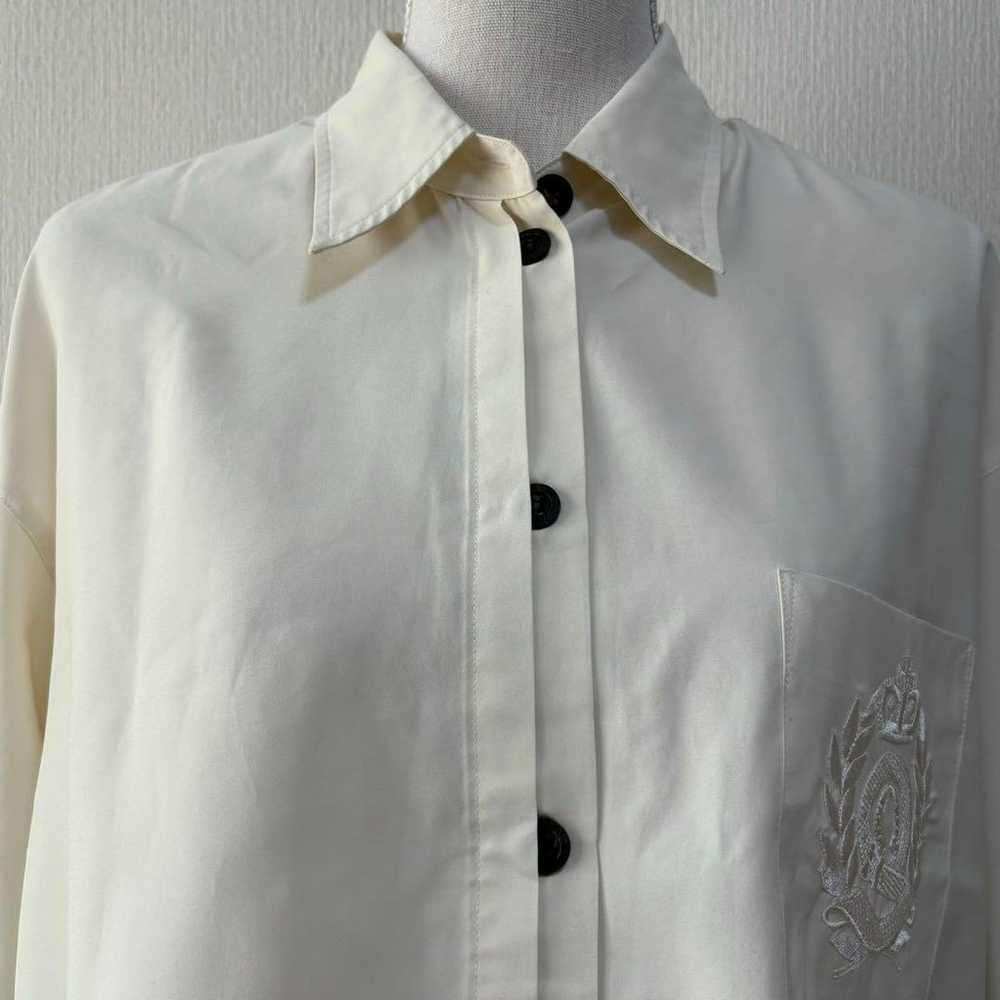 90's Vintage Emblem Embroidery Casual Polo Shirt … - image 12