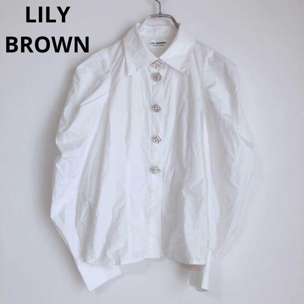 Lily Brown Long Sleeve Top Long Sleeve Shirt Blou… - image 1