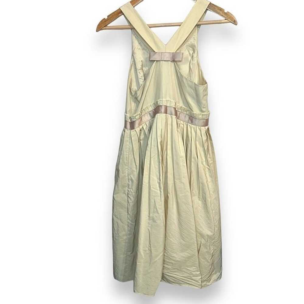 Moulinette Soeurs Beige Pleated Silk & Cotton Sle… - image 6