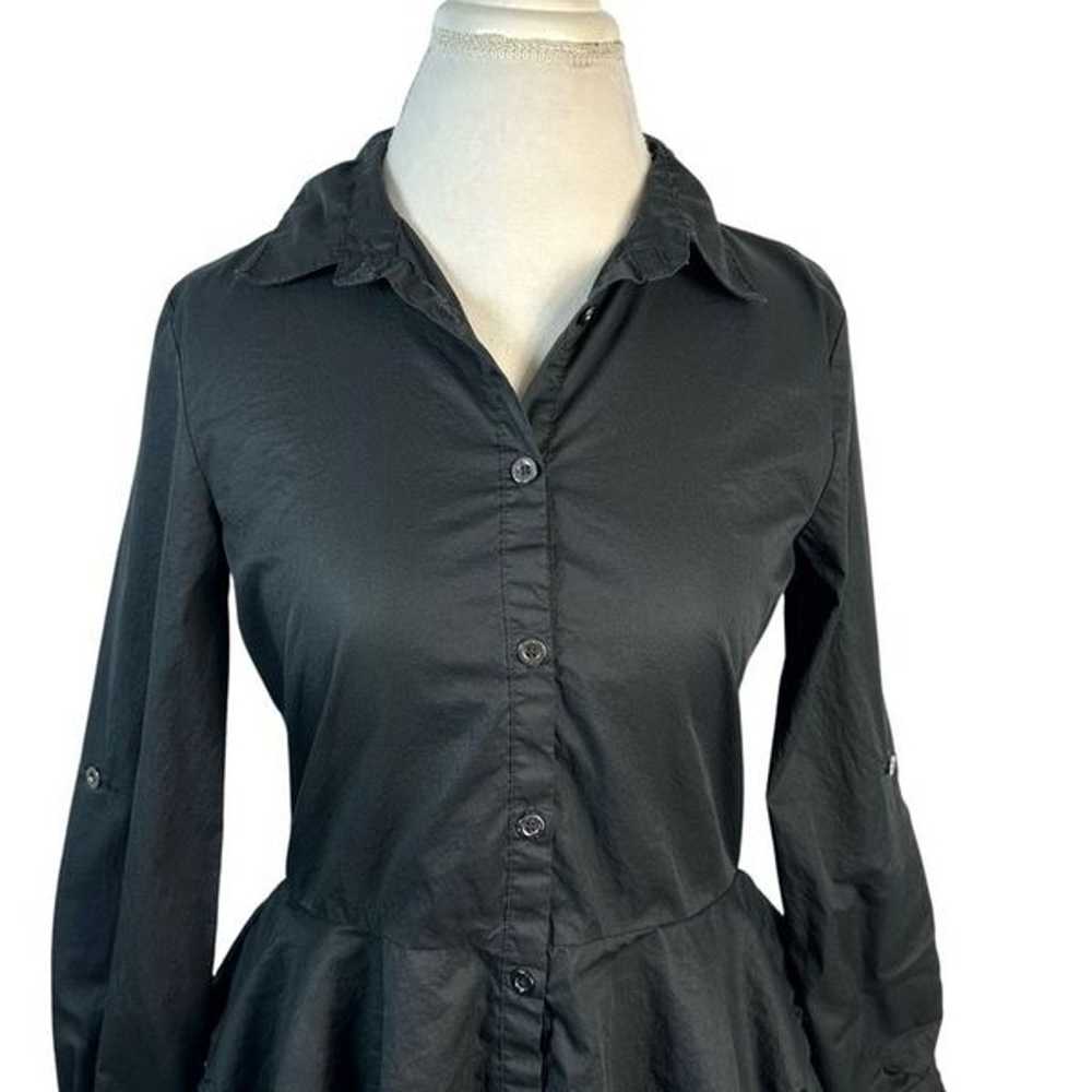 Vintage Carole Christian Black Button Shirt Layer… - image 2