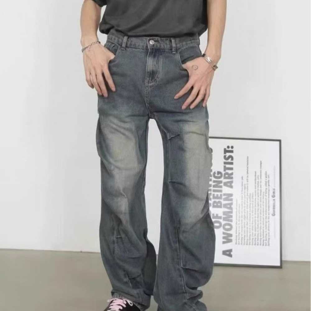 Japanese Brand × Jean × Streetwear Hip Hop Pants … - image 1