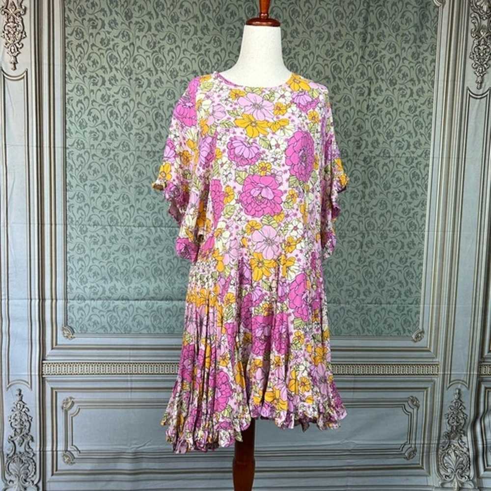 Anthropologie STORIA floral dress size S bloomcor… - image 2