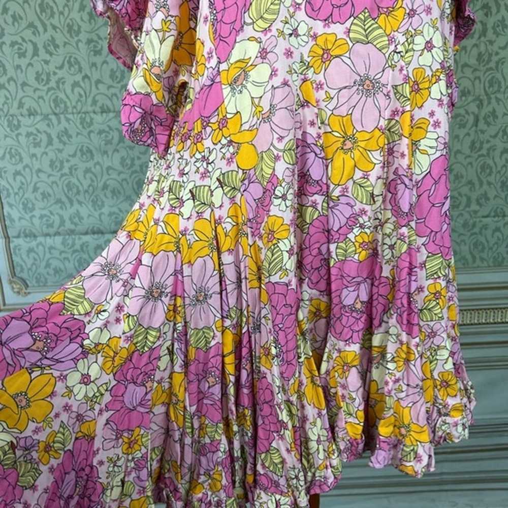 Anthropologie STORIA floral dress size S bloomcor… - image 3